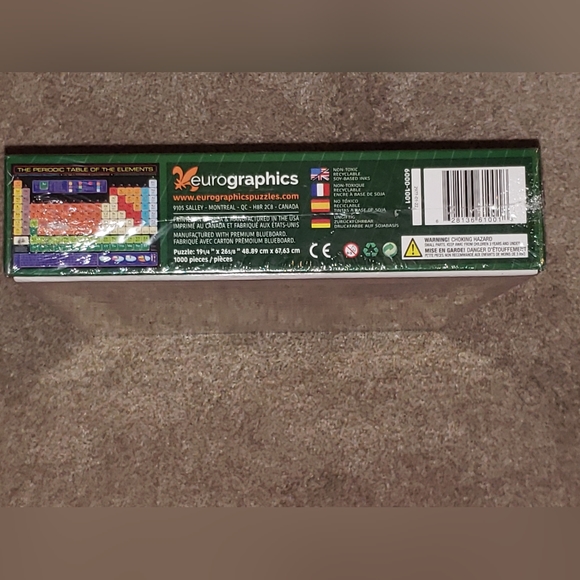 Periodic Table 1,000 piece puzzle - Picture 5 of 5